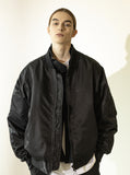 マスノウン(MASSNOUN)  OVERSIZED MA-1 JACKET MFZPD001-BK