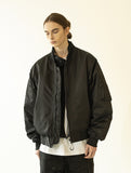 マスノウン(MASSNOUN)  OVERSIZED MA-1 JACKET MFZPD001-BK