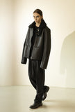 マスノウン(MASSNOUN)   REAL SHEARING OVERSIZED MUSTANG MWZJK001-BK