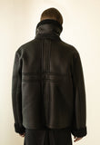 マスノウン(MASSNOUN)   REAL SHEARING OVERSIZED MUSTANG MWZJK001-BK