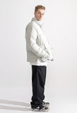 マスノウン(MASSNOUN)  PUFFER DOWN POCKET SHORT PADDING MWZPD001-GY