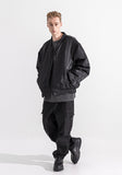 マスノウン(MASSNOUN)  8OZ OVERSIZED MA-1 JACKET MFZPD003-BK