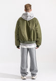 マスノウン(MASSNOUN)  8OZ OVERSIZED MA-1 JACKET MFZPD003-KK