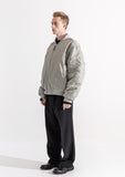 マスノウン(MASSNOUN)  6OZ SHRRING OVERSIZED MA-1 JACKET MWZPD002-GY