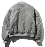 マスノウン(MASSNOUN)  6OZ SHRRING OVERSIZED MA-1 JACKET MWZPD002-GY