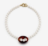 MONDAY EDITION(マンデイエディション) Piece of Dahlia Pearl Necklace