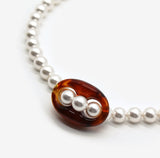 MONDAY EDITION(マンデイエディション) Piece of Dahlia Pearl Necklace