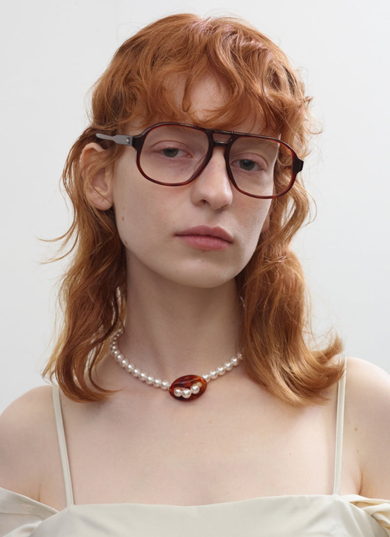 MONDAY EDITION(マンデイエディション) Piece of Dahlia Pearl Necklace