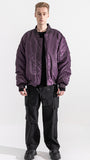 マスノウン(MASSNOUN) 6OZ SHIRRING OVERSIZED MA-1 JACKET MWZPD002-PP