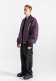 マスノウン(MASSNOUN) 6OZ SHIRRING OVERSIZED MA-1 JACKET MWZPD002-PP