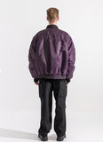 マスノウン(MASSNOUN) 6OZ SHIRRING OVERSIZED MA-1 JACKET MWZPD002-PP