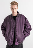 マスノウン(MASSNOUN) 6OZ SHIRRING OVERSIZED MA-1 JACKET MWZPD002-PP