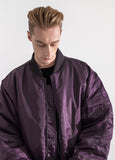 マスノウン(MASSNOUN) 6OZ SHIRRING OVERSIZED MA-1 JACKET MWZPD002-PP