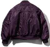 マスノウン(MASSNOUN) 6OZ SHIRRING OVERSIZED MA-1 JACKET MWZPD002-PP