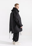 マスノウン(MASSNOUN)  M-65 FISHTAIL WOOL COAT MWZCT001-BK