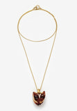 MONDAY EDITION(マンデイエディション) Piece of Dahlia Thin Chain Necklace