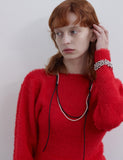 MONDAY EDITION(マンデイエディション) Pearl & Ivy Long Necklace
