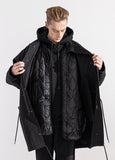 マスノウン(MASSNOUN)   M-65 FISHTAIL COTTON COAT MWZCT002-BK