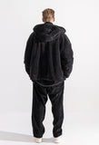 マスノウン(MASSNOUN)   DOUBLE SOFT WOOL SHORT JUMPER MWZPD003-BK