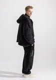 マスノウン(MASSNOUN)   DOUBLE SOFT WOOL SHORT JUMPER MWZPD003-BK