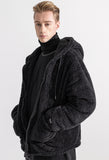 マスノウン(MASSNOUN)   DOUBLE SOFT WOOL SHORT JUMPER MWZPD003-BK