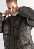 マスノウン(MASSNOUN)  REVERSIBLE STICH QUILITING JACKET MWZJK002-KK