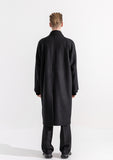 マスノウン(MASSNOUN)  THREE WEBPOCKET BALMACAAN WOOL COAT MWZCT003-BK