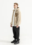 マスノウン(MASSNOUN)   TURTLE DOUBLE SOFT WOOL SHORT JUMPER MWZPD004-BG