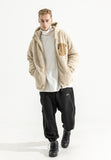マスノウン(MASSNOUN)   TURTLE DOUBLE SOFT WOOL SHORT JUMPER MWZPD004-BG
