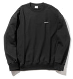 マスノウン(MASSNOUN)  SAFETY IGNORANCE OVERSIZED HEAVY CREWNECK MFZCR001-BK