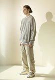 マスノウン(MASSNOUN)  SAFETY IGNORANCE OVERSIZED HEAVY CREWNECK MFZCR001-GY