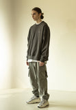 マスノウン(MASSNOUN)   SAFETY IGNORANCE OVERSIZED HEAVY CREWNECK MFZCR001-DG