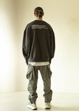 マスノウン(MASSNOUN)   SAFETY IGNORANCE OVERSIZED HEAVY CREWNECK MFZCR001-DG