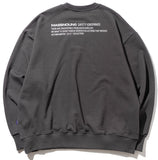 マスノウン(MASSNOUN)   SAFETY IGNORANCE OVERSIZED HEAVY CREWNECK MFZCR001-DG