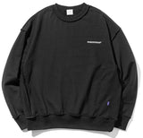 マスノウン(MASSNOUN)  REVERSE OVERSIZED HEAVY CREWNECK MFZCR002-BK