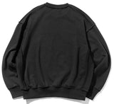 マスノウン(MASSNOUN)  REVERSE OVERSIZED HEAVY CREWNECK MFZCR002-BK