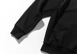 マスノウン(MASSNOUN)  REVERSE OVERSIZED HEAVY CREWNECK MFZCR002-BK