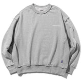 マスノウン(MASSNOUN)   REVERSE OVERSIZED HEAVY CREWNECK MFZCR002-GY