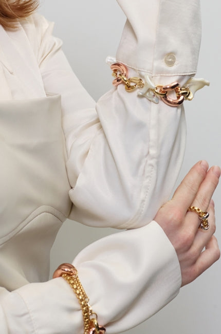 MONDAY EDITION(マンデイエディション) Wild Pansy Layered Bracelet