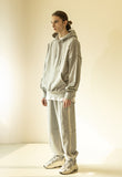 マスノウン(MASSNOUN)   REVERSE OVERSIZED HEAVY HOODY MFZHD002-GY