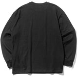 マスノウン(MASSNOUN)  SAFETY IGNORANCE OVERSIZED LONG SLEEVES MFZLS001-BK