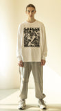 マスノウン(MASSNOUN)   SAFETY IGNORANCE OVERSIZED LONG SLEEVES MFZLS001-WT