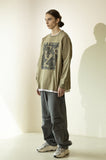 マスノウン(MASSNOUN)  SAFETY IGNORANCE OVERSIZED LONG SLEEVES MFZLS001-KK