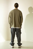 マスノウン(MASSNOUN)  SAFETY IGNORANCE OVERSIZED LONG SLEEVES MFZLS001-KK