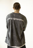マスノウン(MASSNOUN)  TIE-DYE OVERSIZED LONG SLEEVES MFZLS002-BK