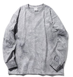 マスノウン(MASSNOUN)  TIE-DYE OVERSIZED LONG SLEEVES MFZLS002-GY