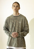 マスノウン(MASSNOUN)  TIE-DYE OVERSIZED LONG SLEEVES MFZLS002-KK