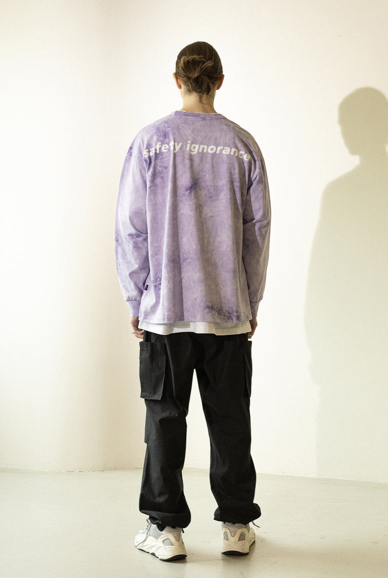 マスノウン(MASSNOUN)   TIE-DYE OVERSIZED LONG SLEEVES MFZLS002-PP