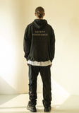 マスノウン(MASSNOUN)   TSAFETY IGNORANCE ANORAK HOODY MFZHD003-BK