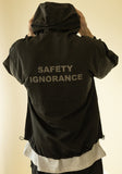 マスノウン(MASSNOUN)   TSAFETY IGNORANCE ANORAK HOODY MFZHD003-BK